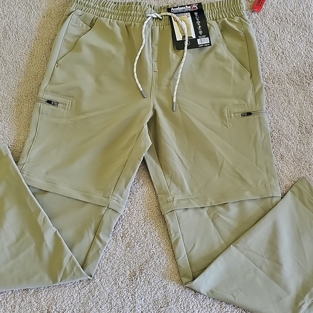 Avalanche Convertable Stretch Men's  Khaki Pants